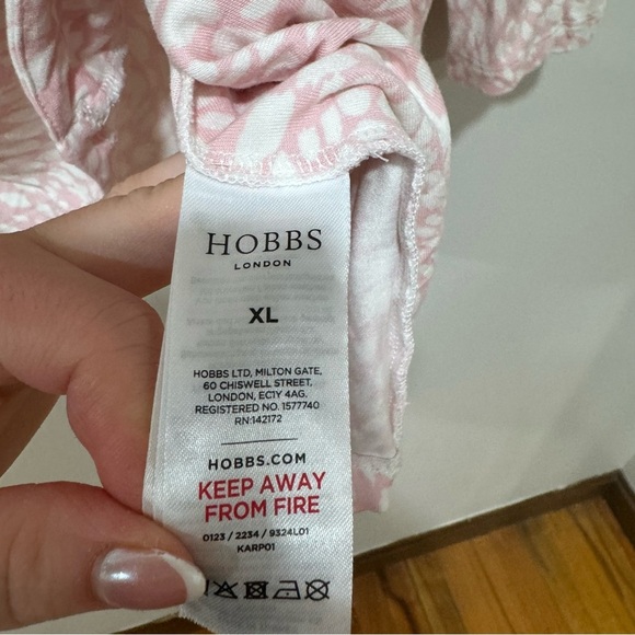 Hobbs London sonya printed top XL - Picture 9 of 10